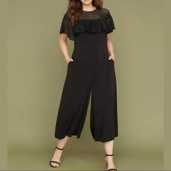 Lane Bryant Pants - Lane Bryant black jumpsuit size 24